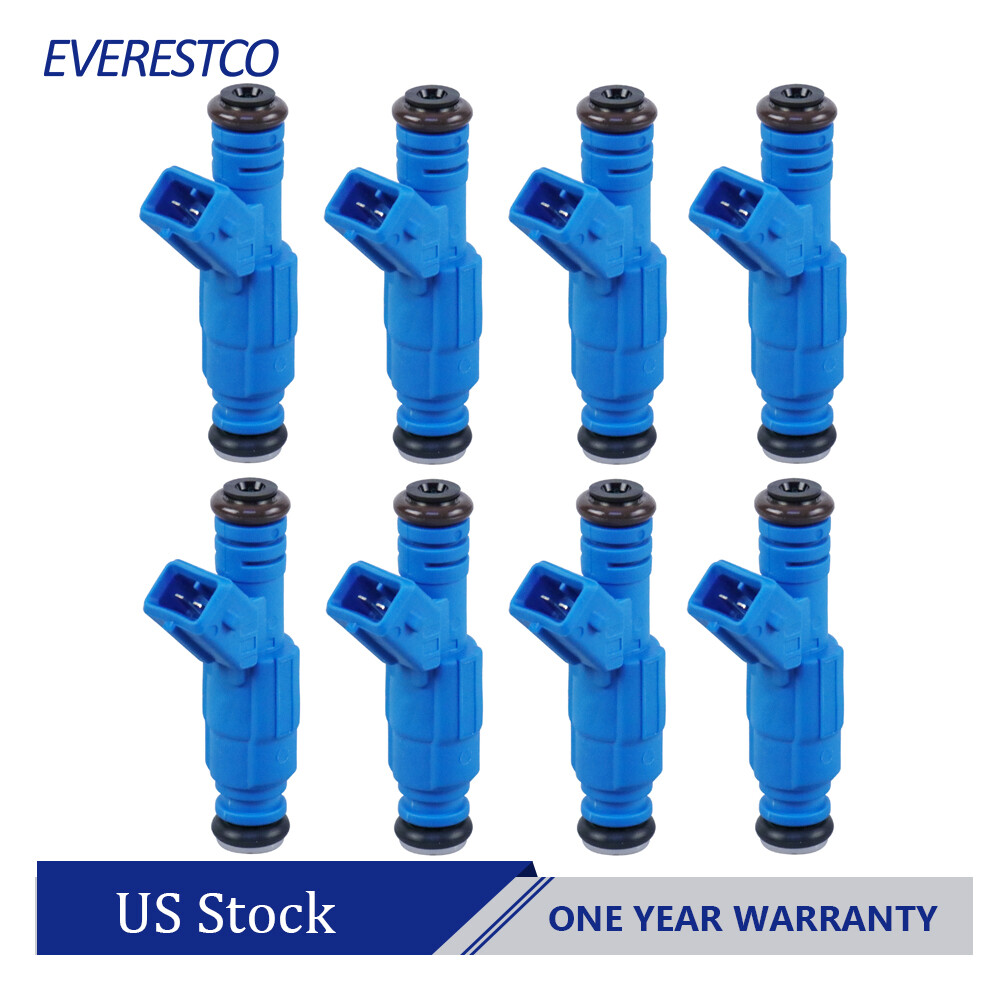 8PCS 24lb 250cc Fuel Injectors For Ford Chevrolet Pontiac LS1 LT1 5.0L 5.7L0