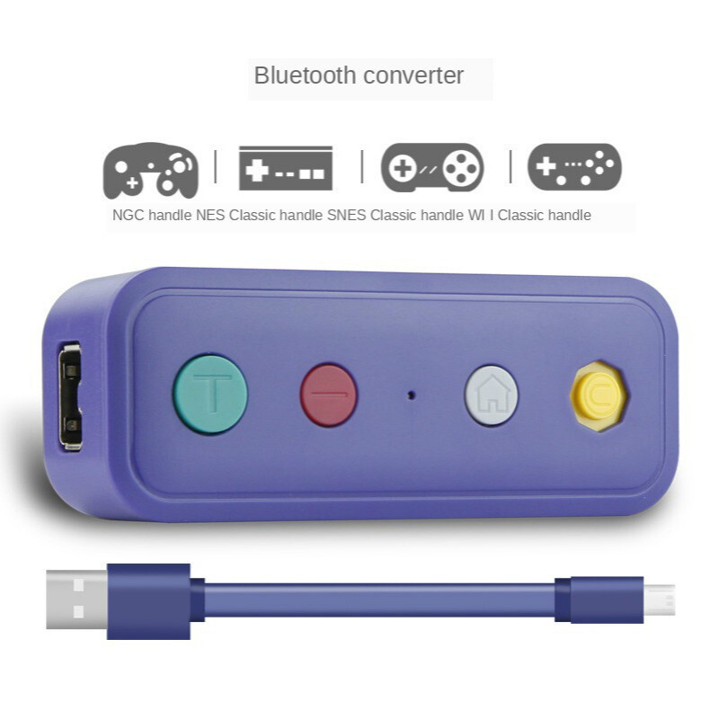 Wireless Bluetooth-compatible Adapter Converter with USB Cable Fit for Switch