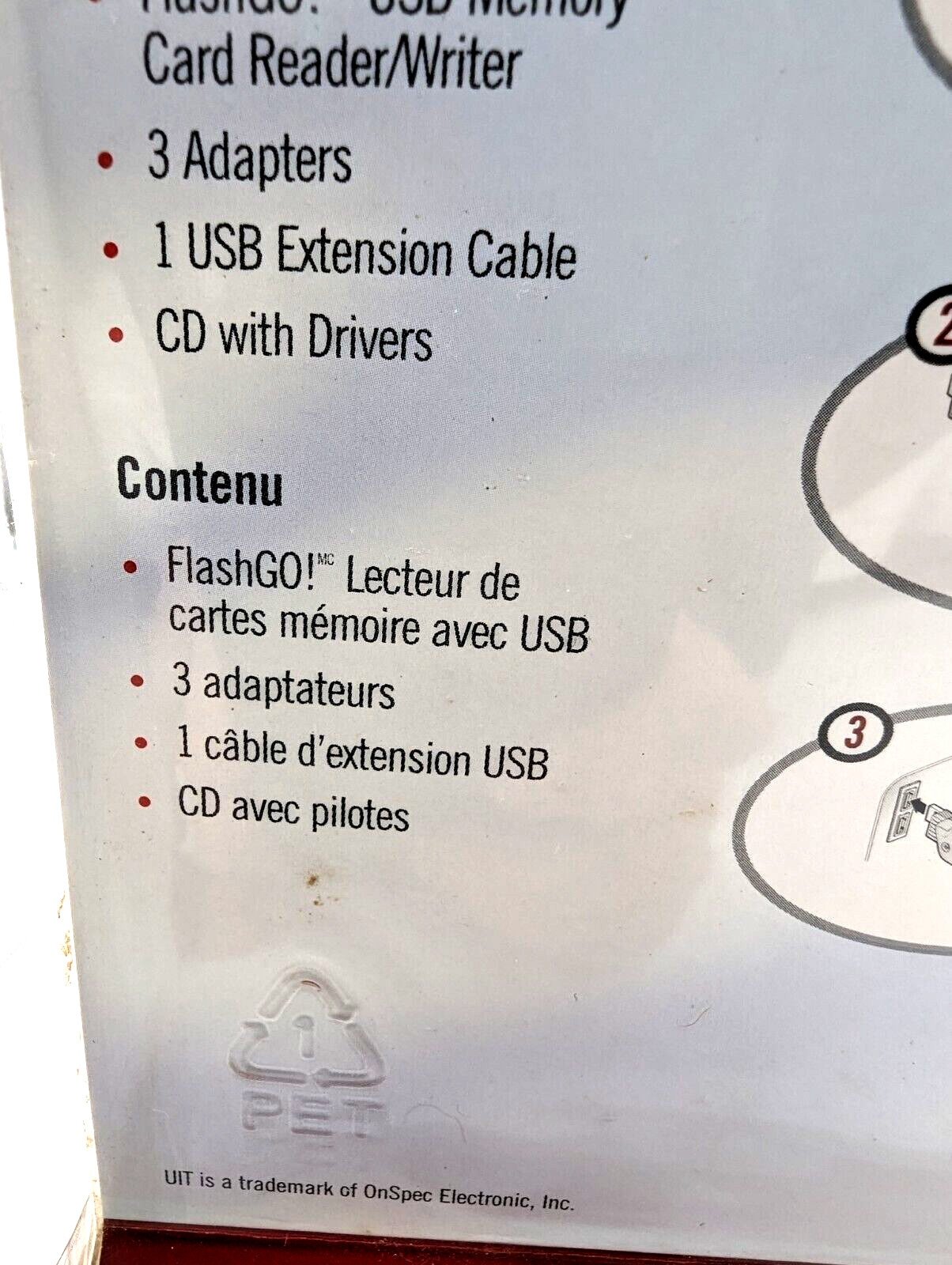FlashGo Imation USB Flash Memory Card Reader Writer 2001 Sealed New Old Stock