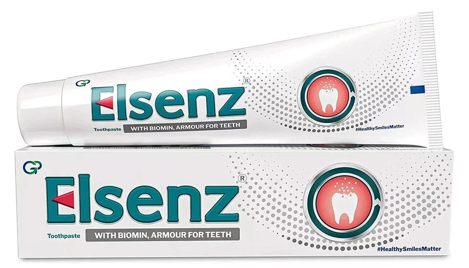 Elsenz Anti Cavity Fluoride Toothpaste 70g - Pack of 6
