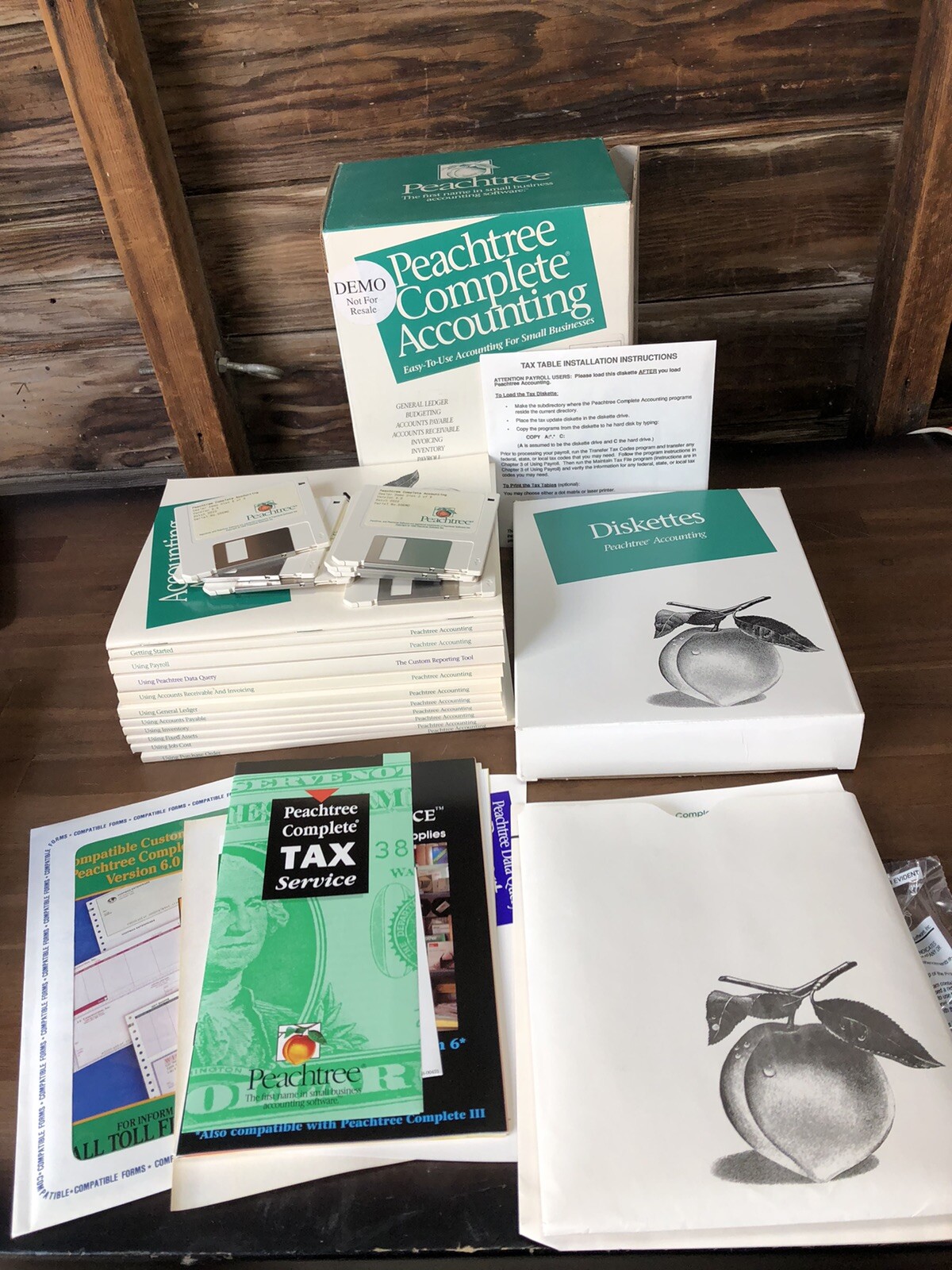 VINTAGE  PEACHTREE SMALL BUSINESS ACCOUNTING SYSTEM  Software 6.0