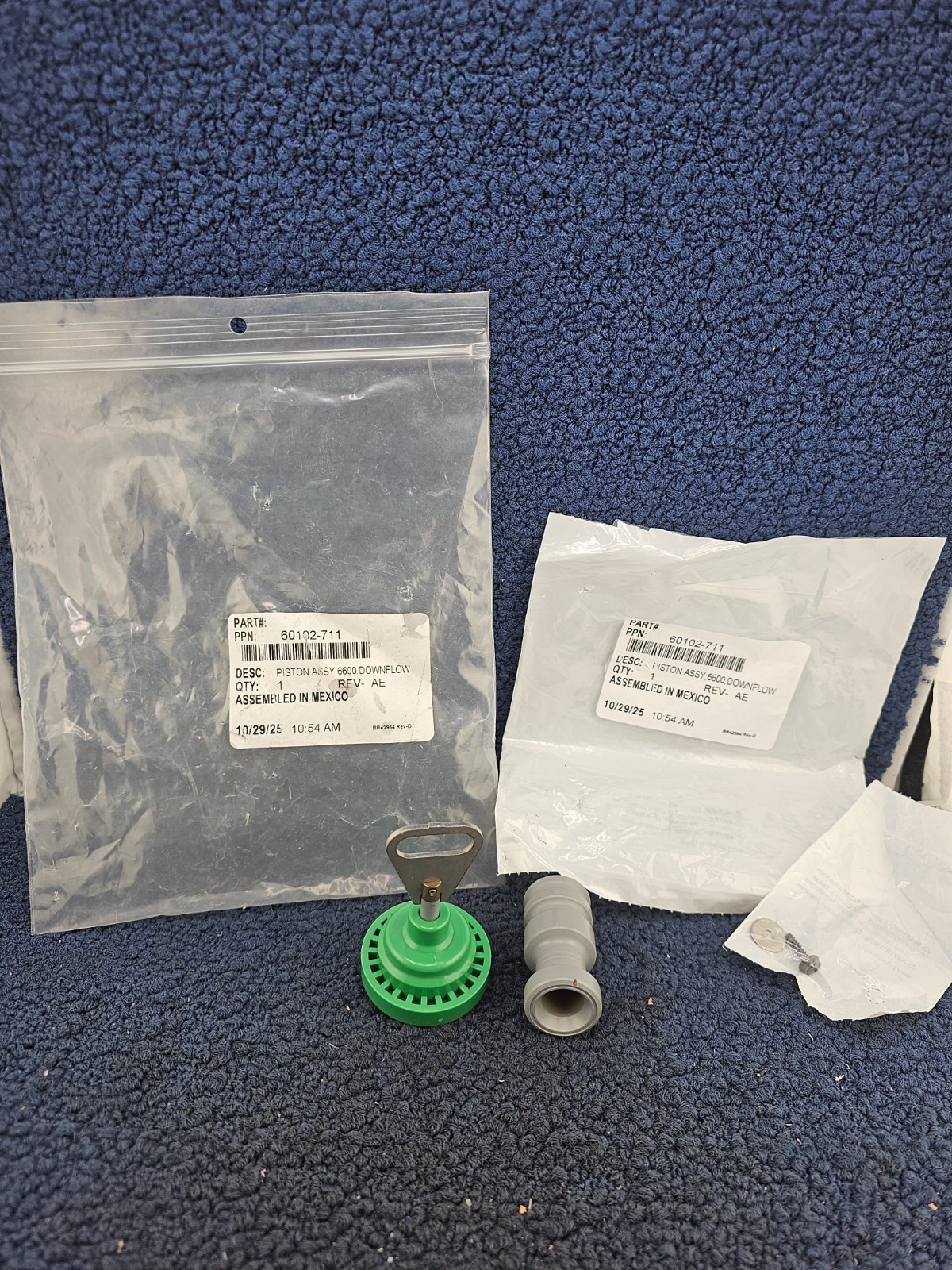 60102-711 Downflow Piston Assembly, 6600 For Fleck 5600SXT/6700