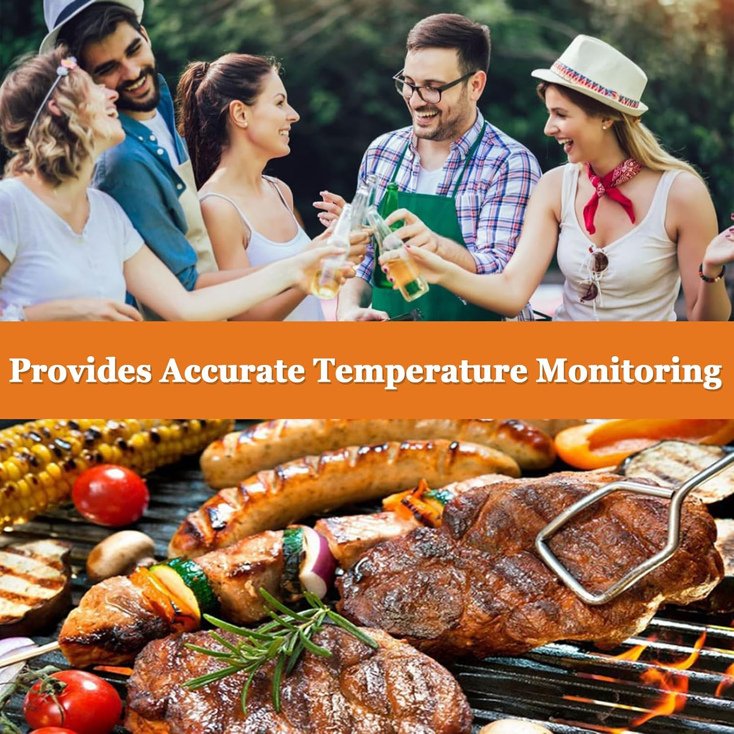 RTD Temperature Probe Replacement for Pit Boss Smokers & Grills | Stainless Stee