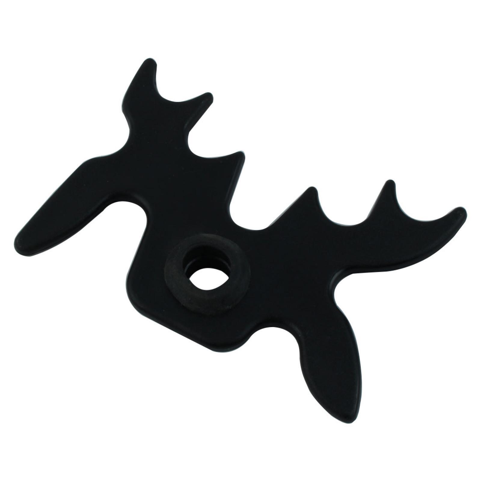 Billiard Pool Table Accessory Plastic Snooker Cue Rack Rod Head Holder Black