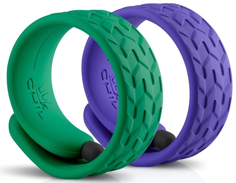 CHIL Slap Stylus Fashion Bracelet 2 Pack Violet & Emerald Touch Screen Pen