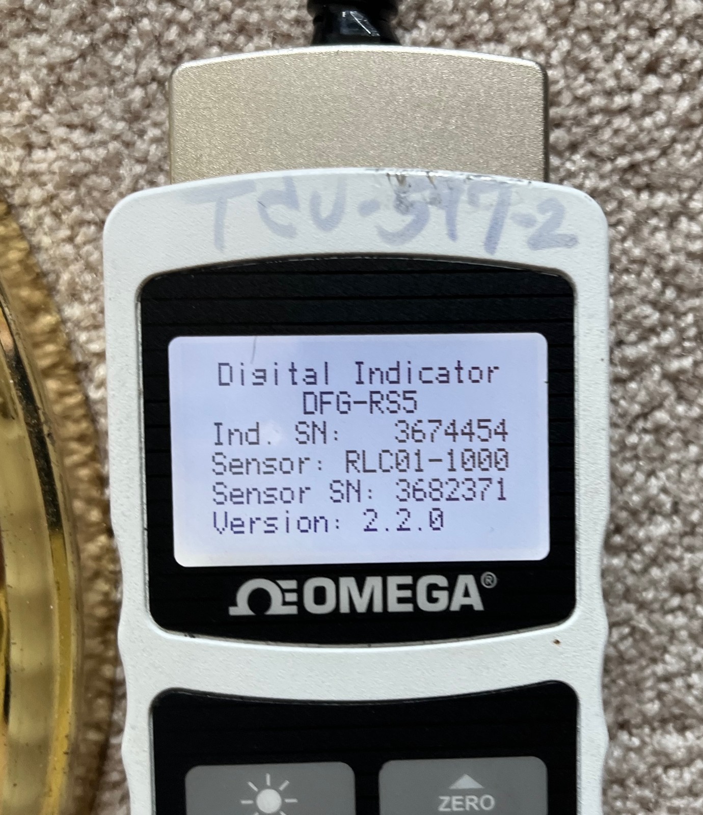 Omega / Mark-10 Digital Force / Torque Indicator w/Case (Model DFG-RS5)