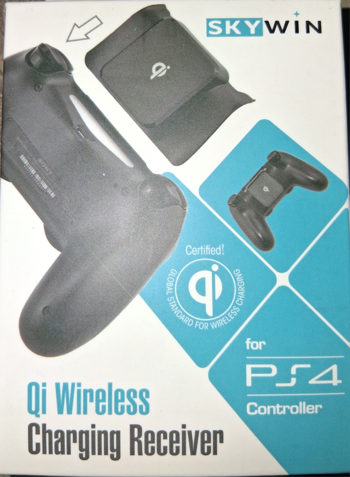 Skywin  Ps4 Controller Qi WIRELESS Charging Receiver