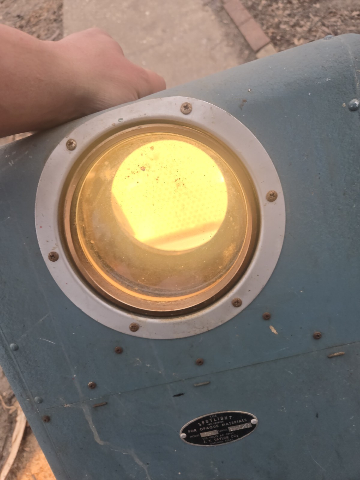Vintage J.Y. Taylor TS7 Spotlight Opaque Projector