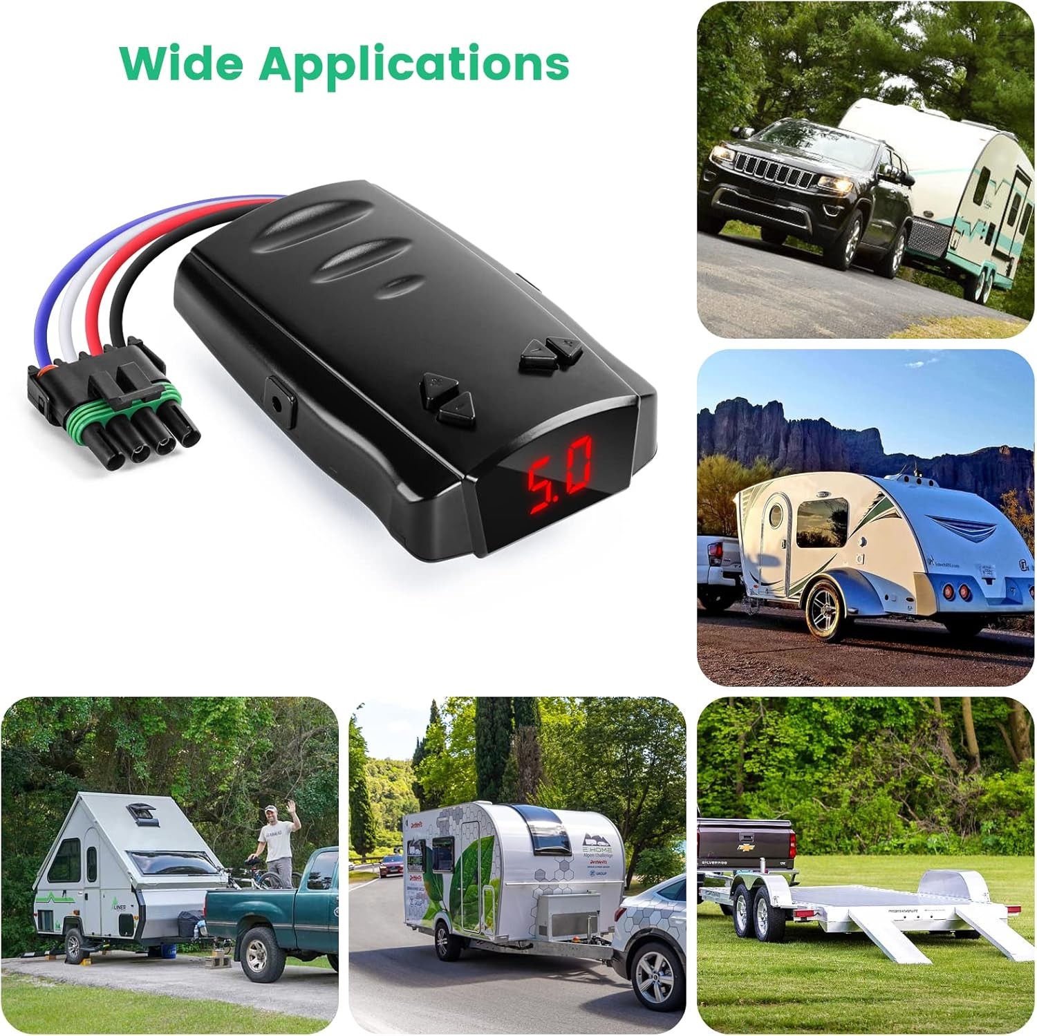 Trailer Brake Controller, Time-Delay Brake Controller Axle Trailers,Protection