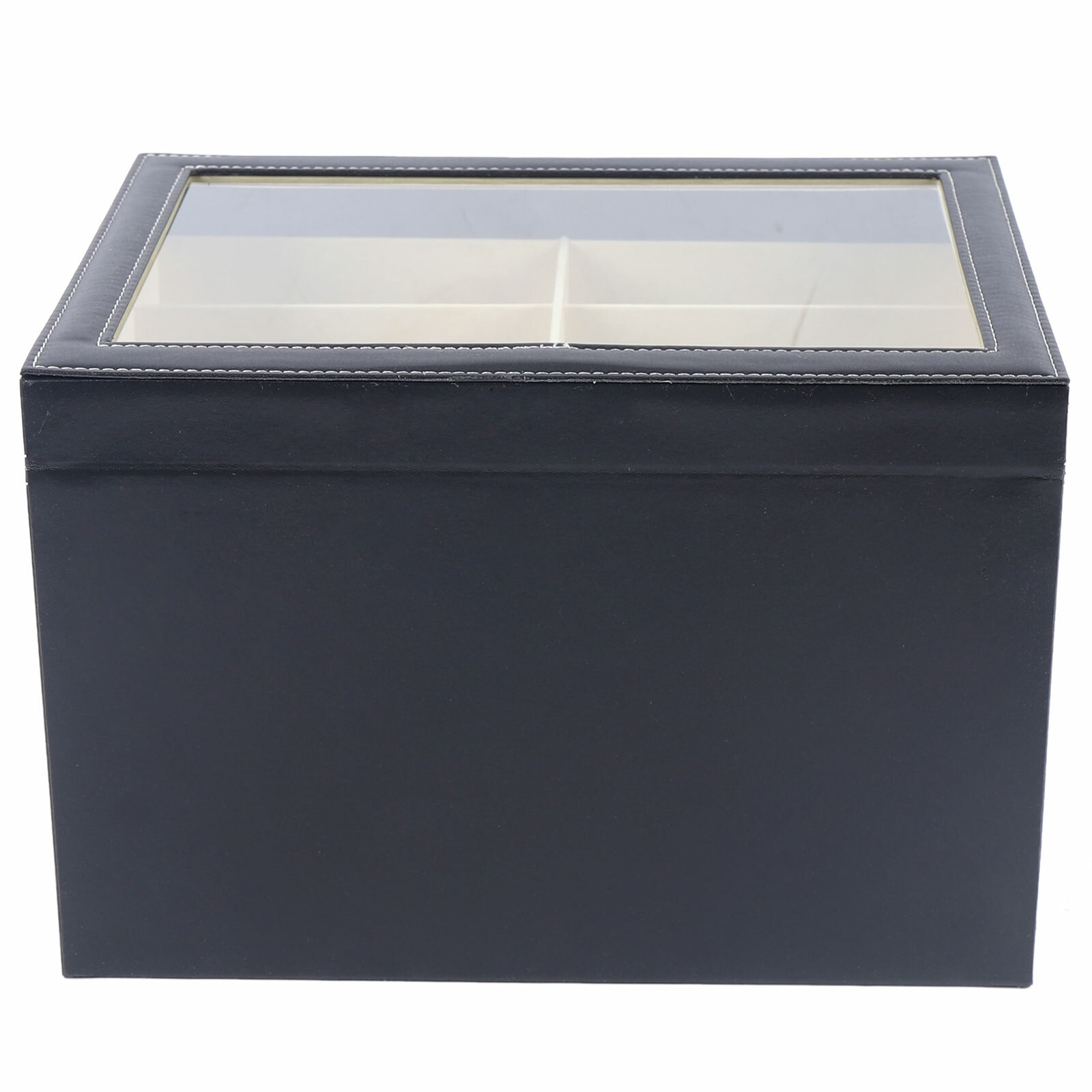 24 Slots Glasses Box Display Storage Case Organizer Leather For Sunglasses