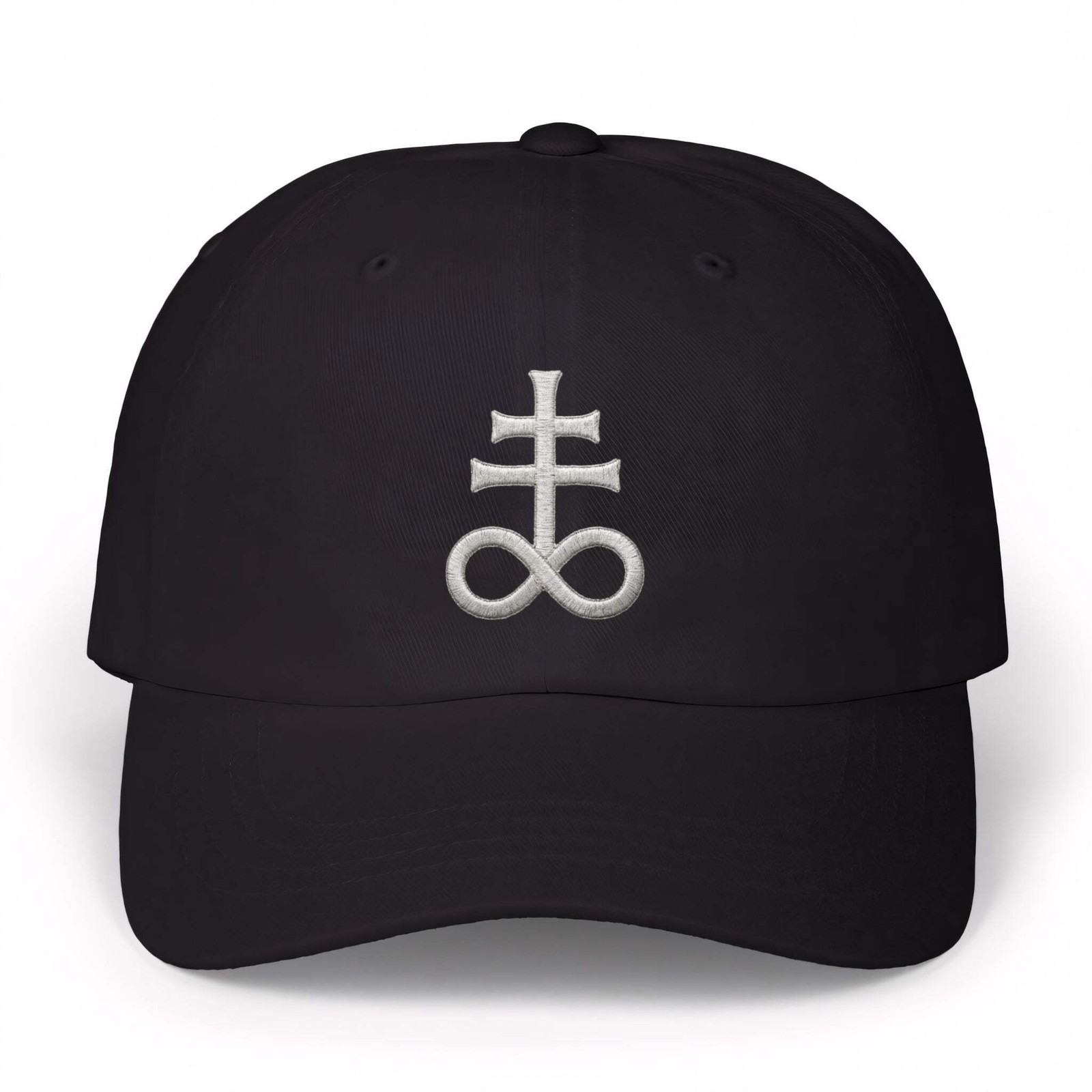 Leviathan Cross Baseball Cap | Brimstone Symbol Embroidered Hat