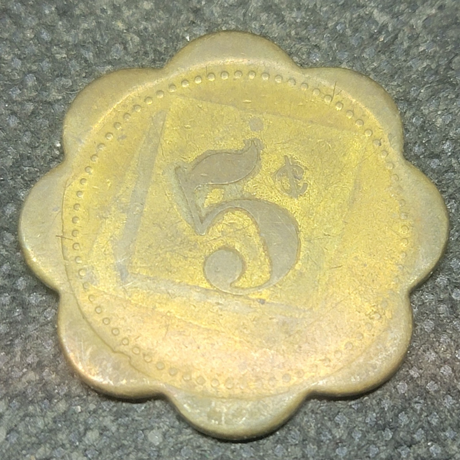 Fulton, Illinois TRADE TOKEN L1182