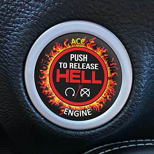 Push Start Button Cover for Dodge Challenger Charger Durango Accessories 2015