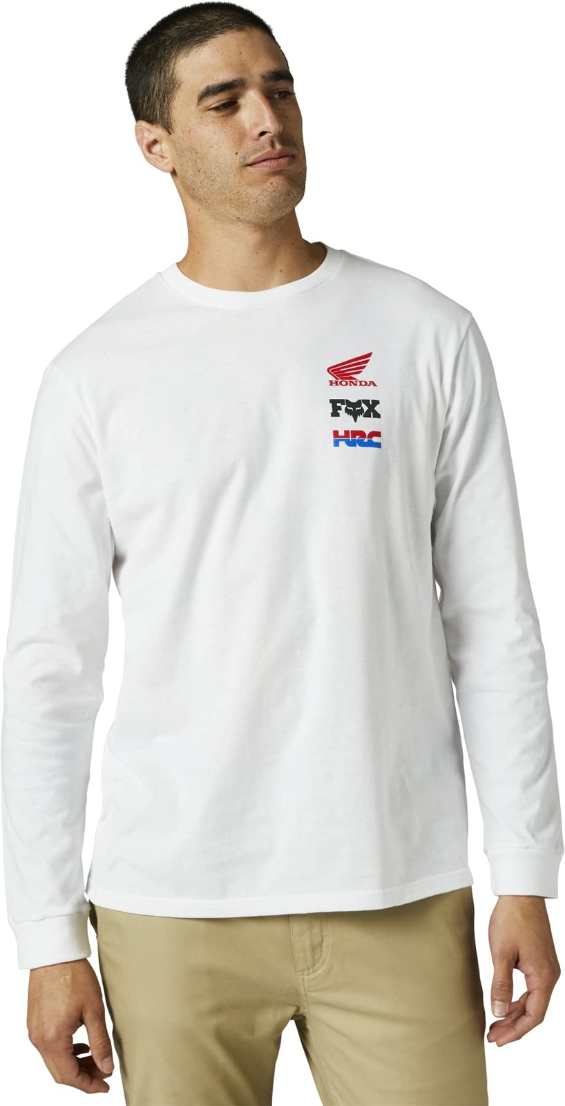 Fox Racing Honda Long Sleeve Tee Optic White 29516-190