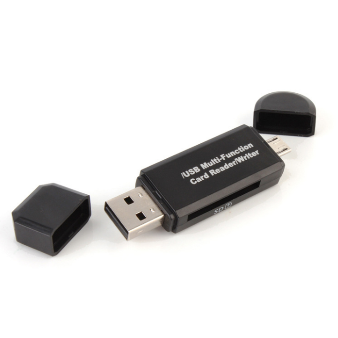 10pcs OTG reader micro SD / SD card / USB multi function reader TF high speed2.0
