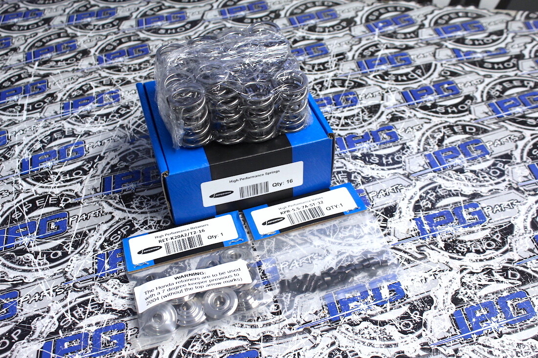 Supertech 85lb Dual Valve Springs Ti Retainers Keepers For Honda Acura B16 B18C