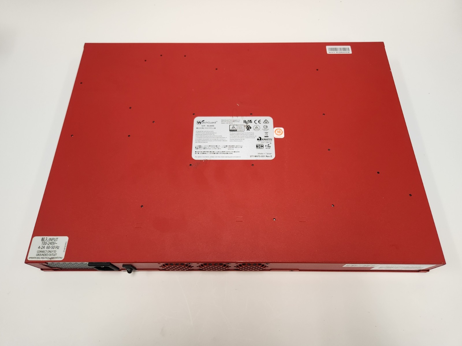 WatchGuard Firebox M370 Network Security Appliance WL6AE8 8-Port Firewall