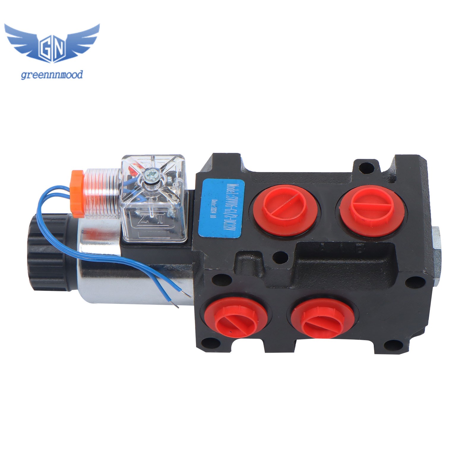 6 Port 13GPM Solenoid Switching Valve DC 12V SAE Port 3/4-16UNF NEW