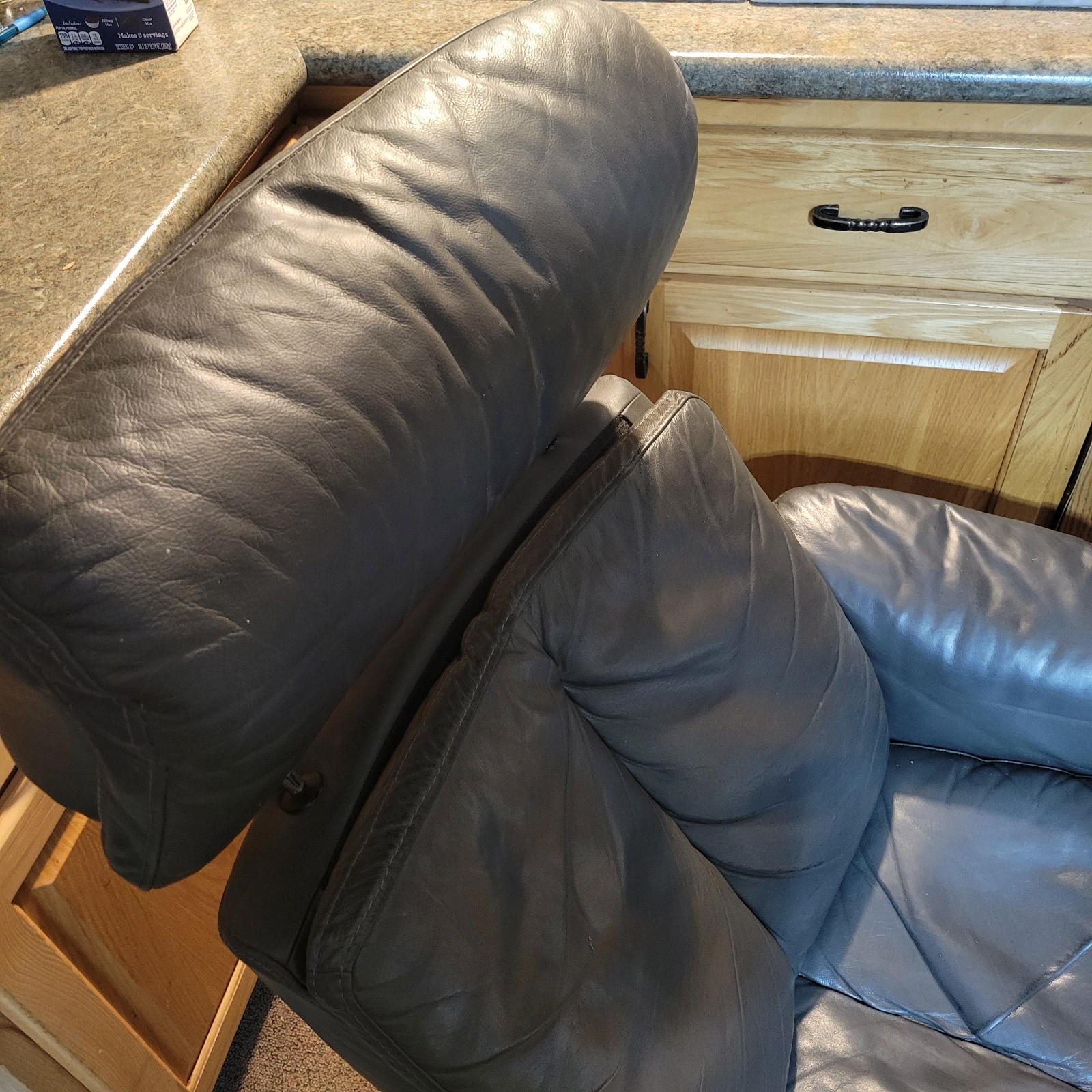IMG Nordic 63 Recliner Chair Gray No Ottoman