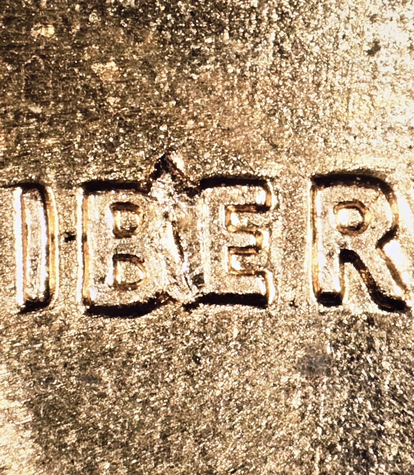 1960-D BIE - Large Die Break in (BIE) Liberty BU RED Light Toning #L601