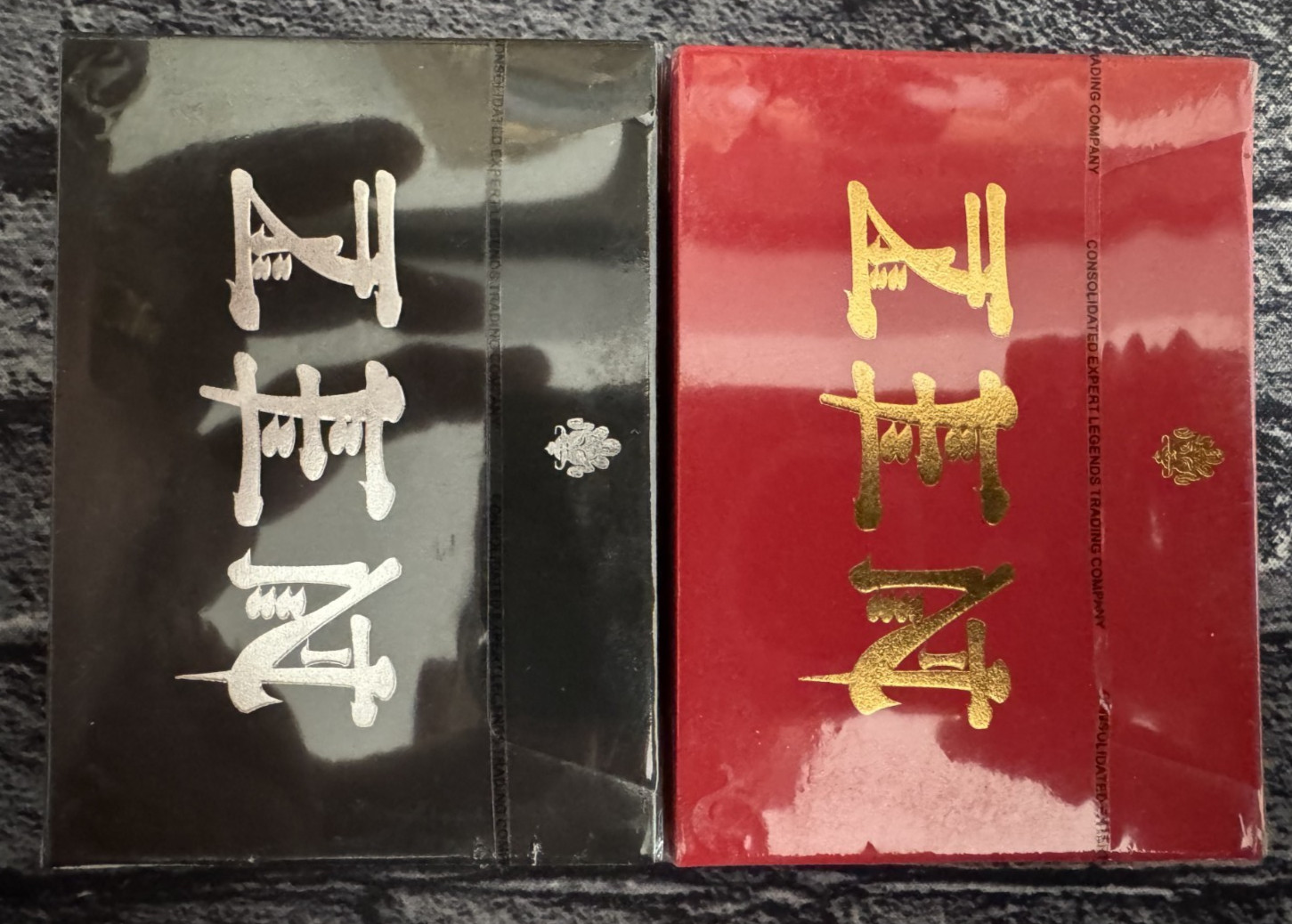 2 decks ROYAL ZEN red & black playing cards Master Finish from USPCC Bicycle