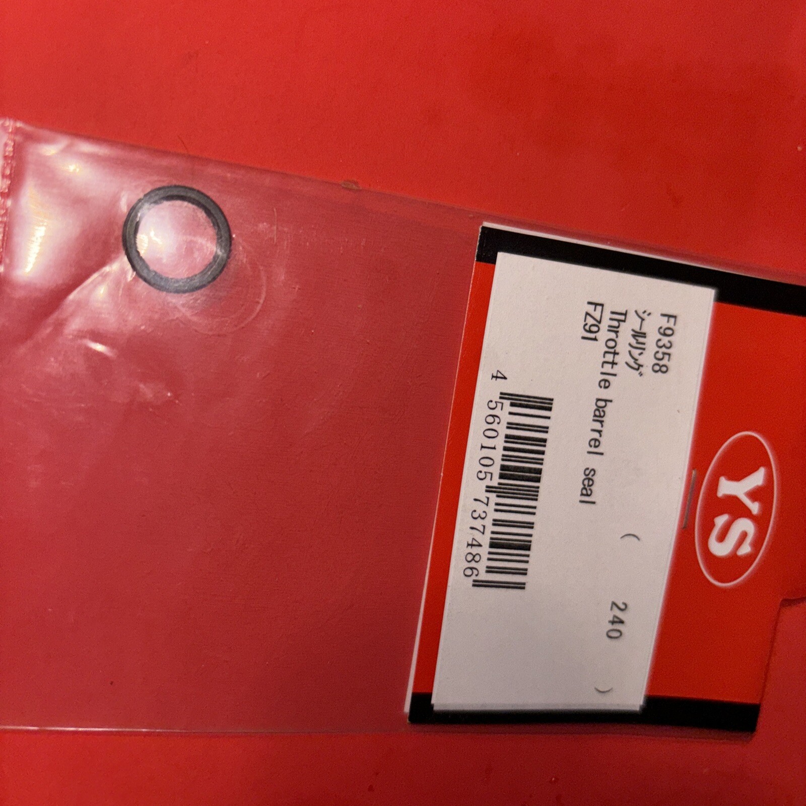 YS FZ 91 THROTTLE BARREL SEAL #F9358 NIP