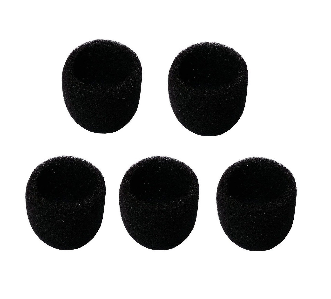 5 Pack Insert Foam Windscreen Sponge Replacement for Shure SM58 Vocal Microphone