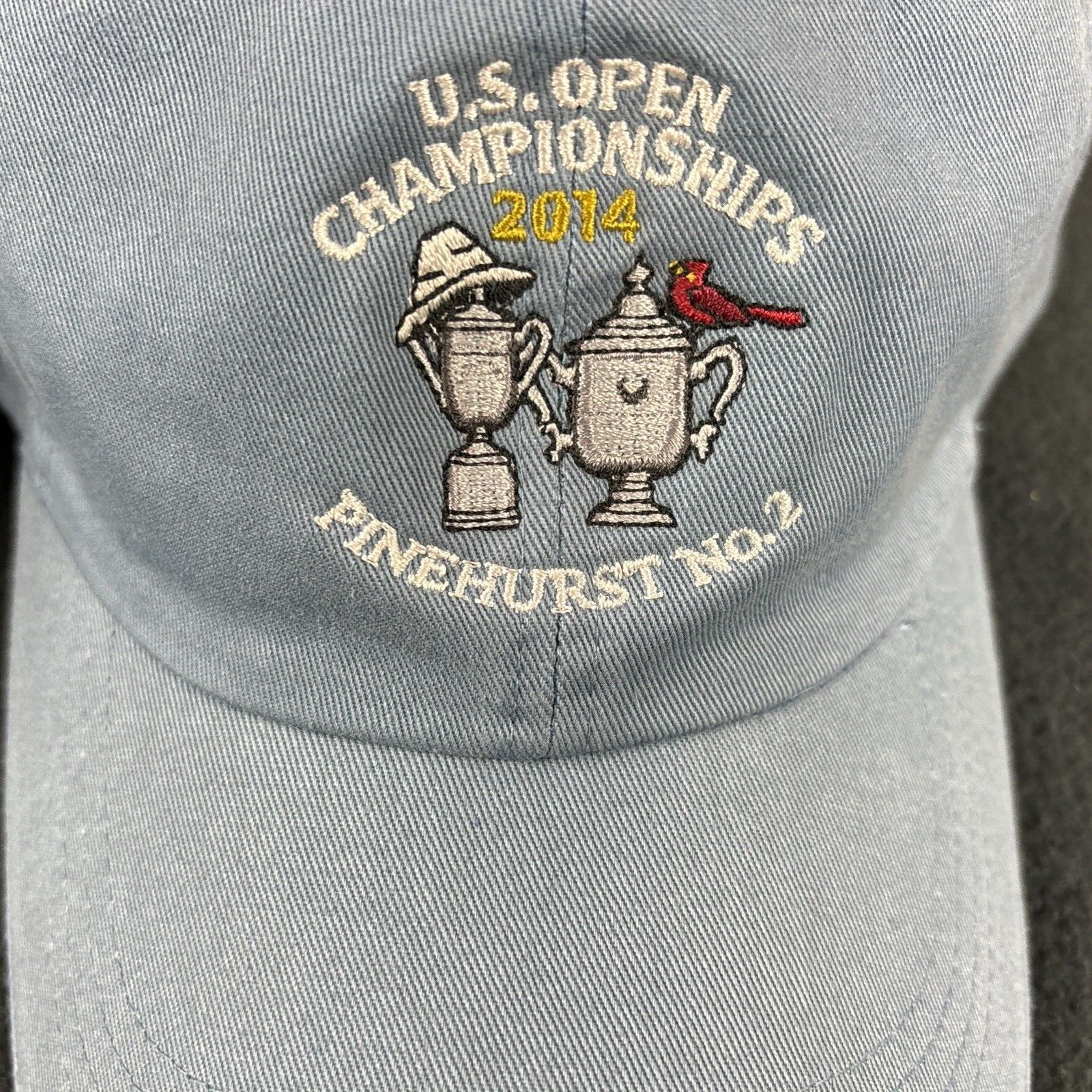 New Without Tags 2014 US Open Golf Tournament Pinehurst #2 Ahead Adjustable Hat