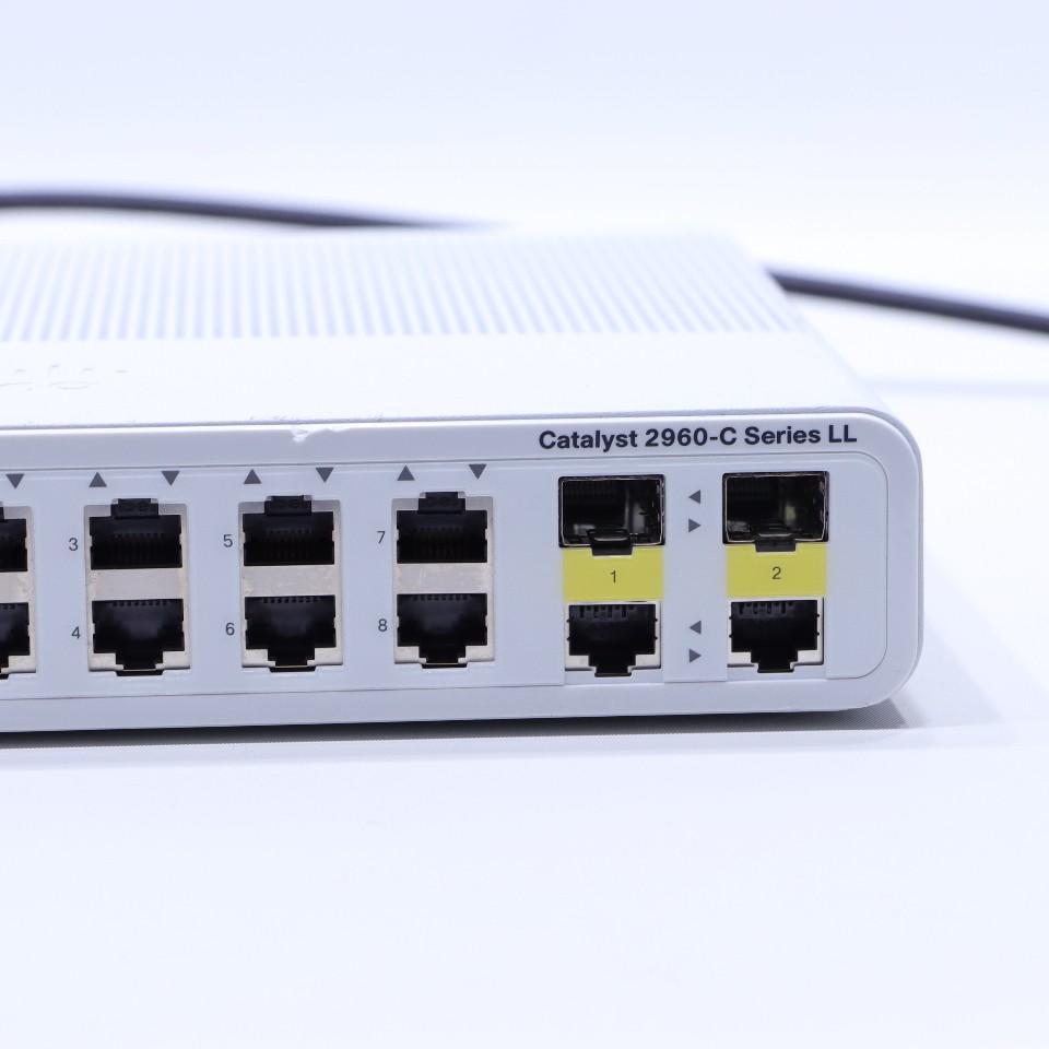 CISCO WS-C2960C-8TC-S ETHERNET SWITCH