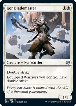 Magic: The Gathering - KOR Blademaster - Foil - Zendikar Rising Multicoloured