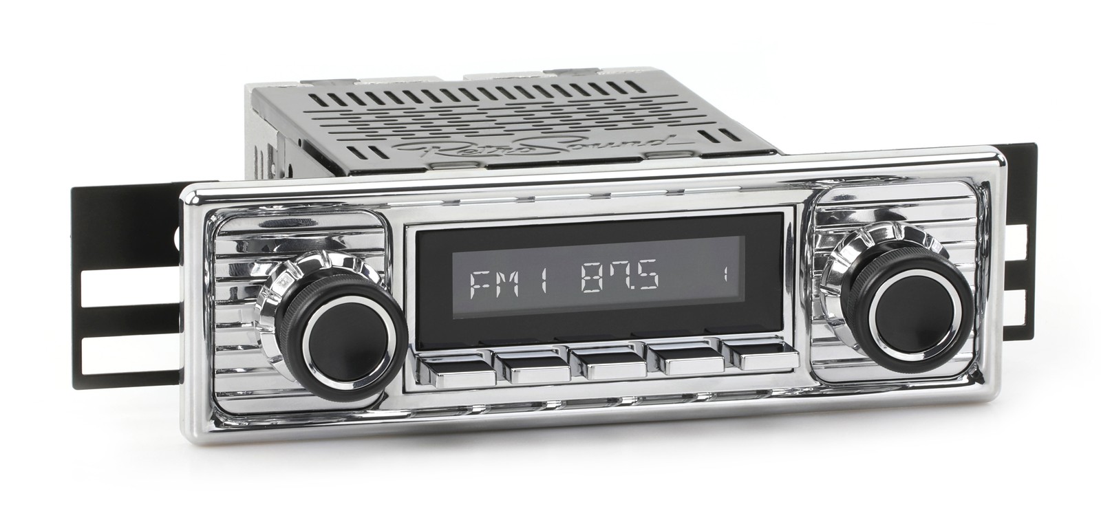 RetroRadio for 1955-59 Mercedes-Benz 300 Series with Chrome Faceplate BT, SXM, U