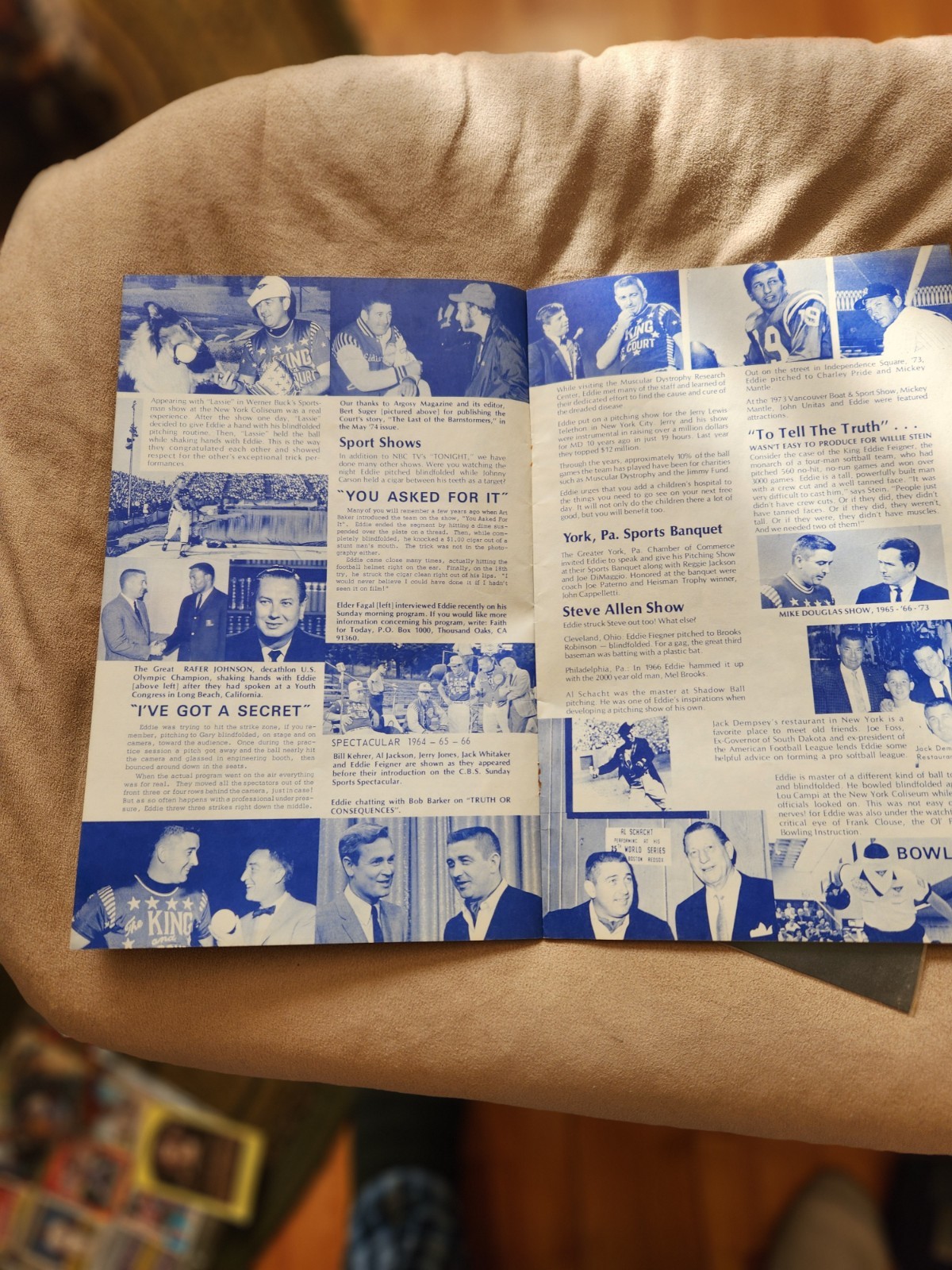 Autographed 1974 King and His Court Softball PRogram