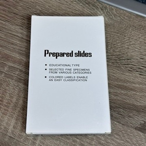 Microscope Prepared Slides Set 48pcs Educational Insect Plant Animal Specimens