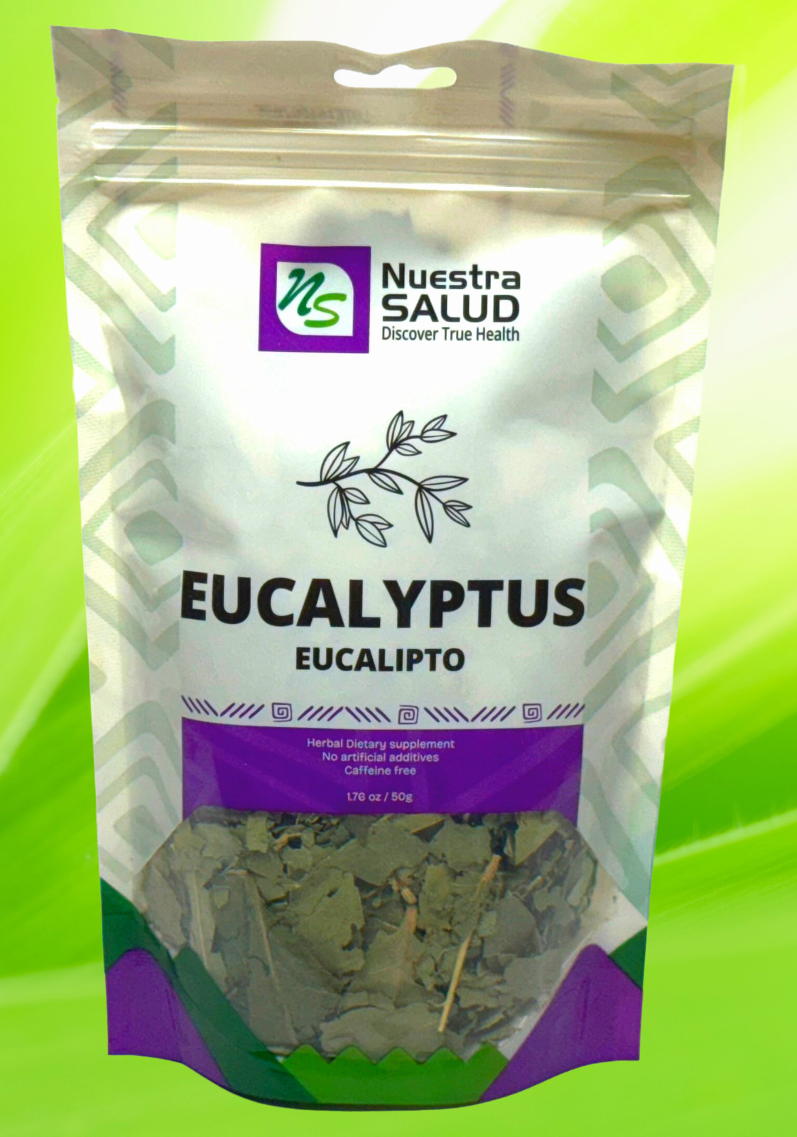 Eucalyptus Leaves Peruvian Premium Hojas de Eucalipto Loose Leaf Herbal (50g)