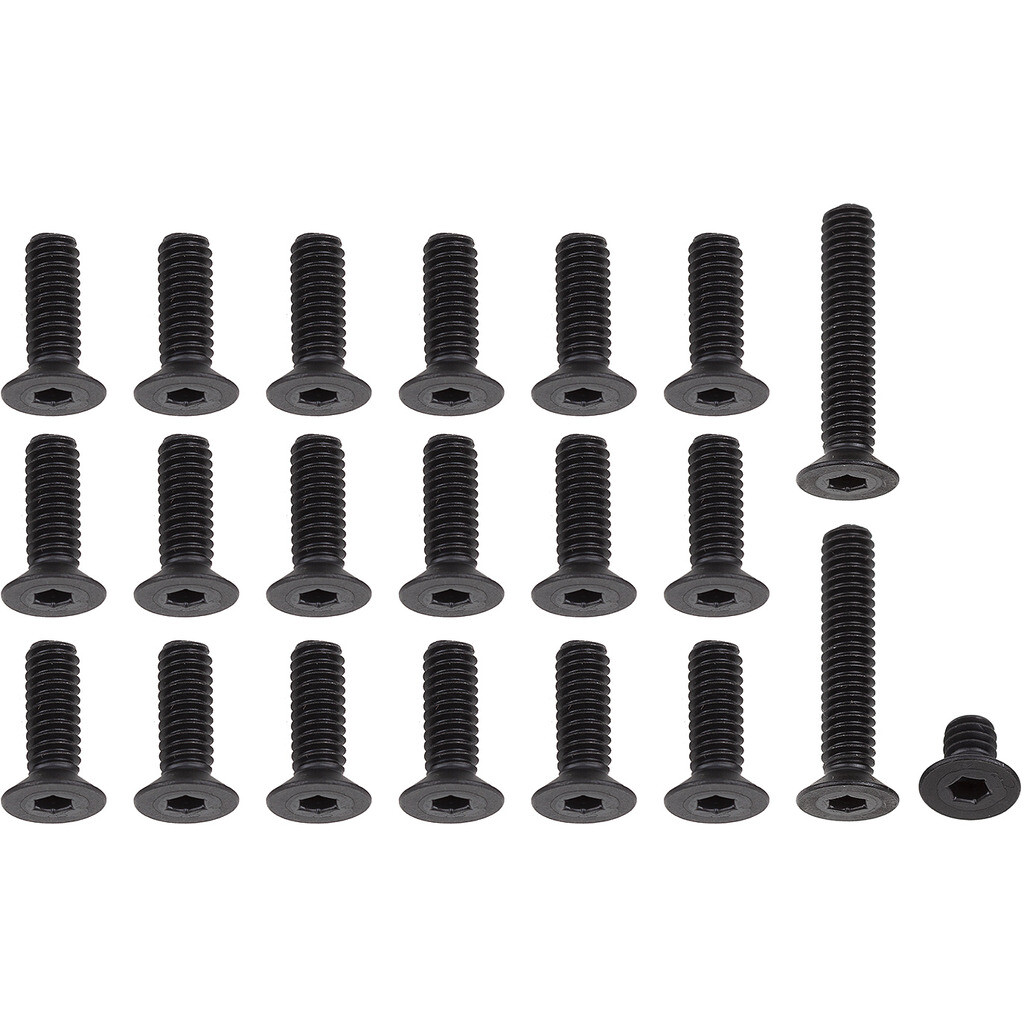 Associated 6316 RC10CC 8-32 Screw Set black