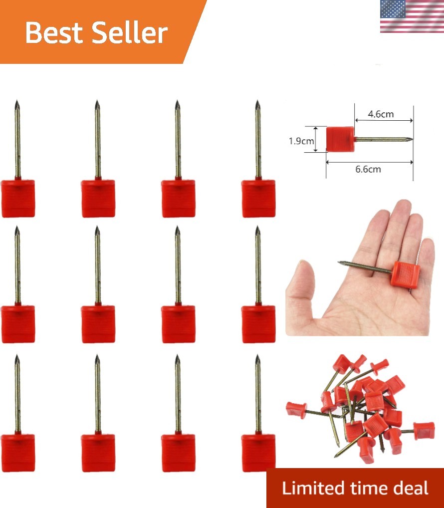 12/24/60 Pack Archery Target Pins for Holding Target Face/Paper on EVA Foam