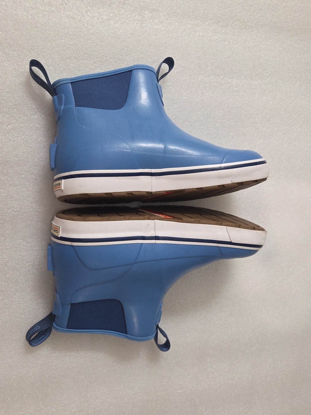 Mens Geundens Deck Boss Ankle Boots Size 8 Blue 60011-421