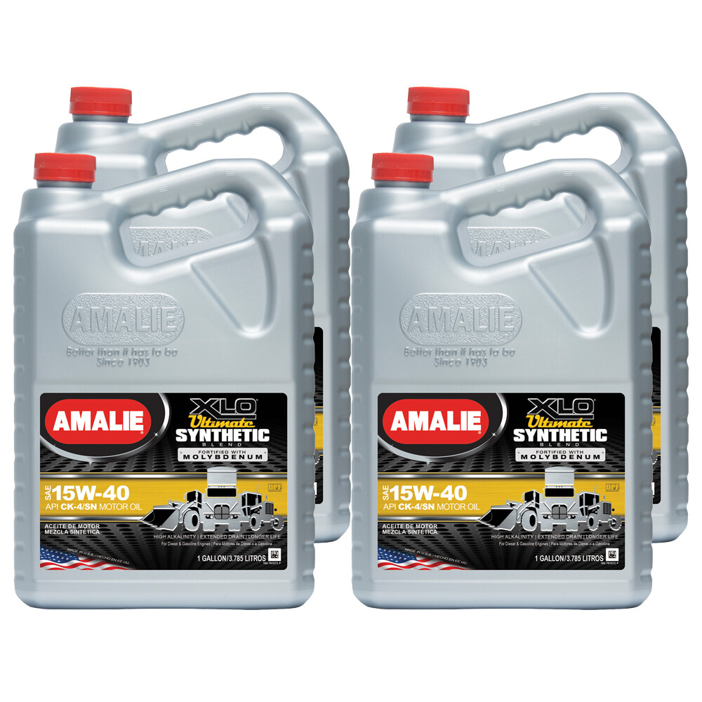 XLO Ultimate Synthetic Blend 15w40 Case 4x1 Gal AMALIE 160-79107-36