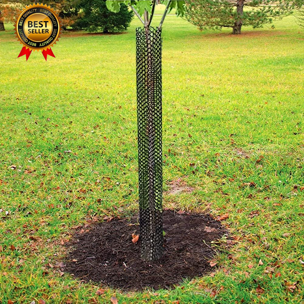 Mesh Tree Trunk Protectors 6 Pack 40 Inches Tree Bark Protector Guard....