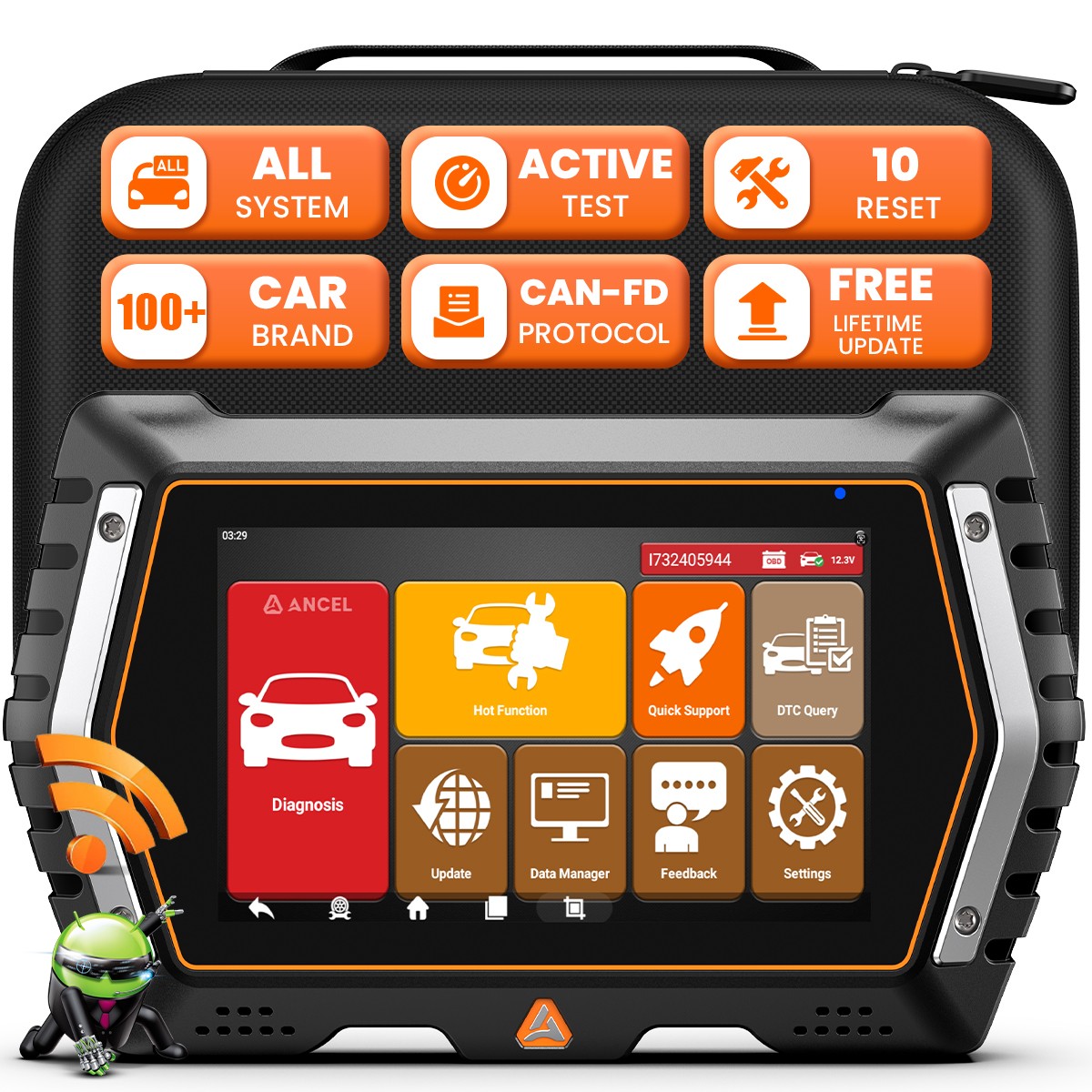 2026 ANCEL V3 PRO Bidirectional OBD2 Scanner Car All System Diagnostic Scan Tool