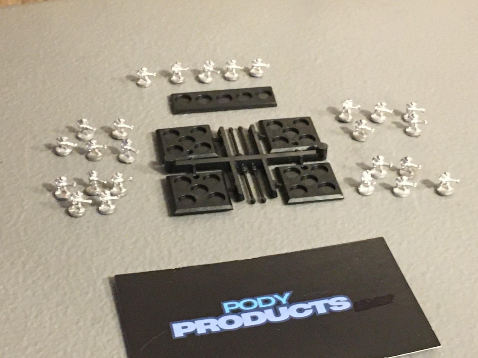 A39894 WARHAMMER EPIC 40K NECRONS METAL NECRON WARRIORS 5 STANDS GW