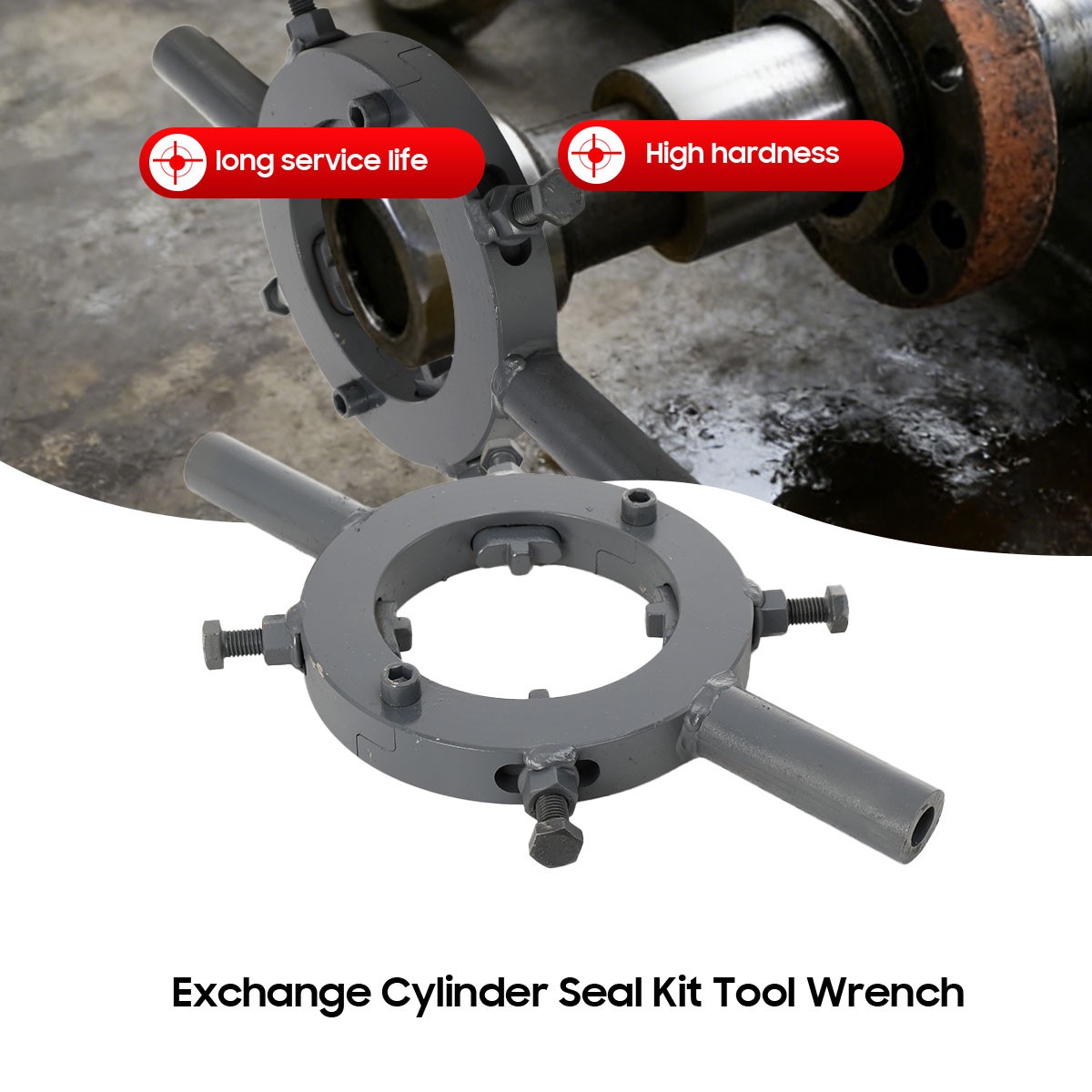 90mm-140mm 4 bolts Special Change Cylinder Head Wrench For All Brand Excavator