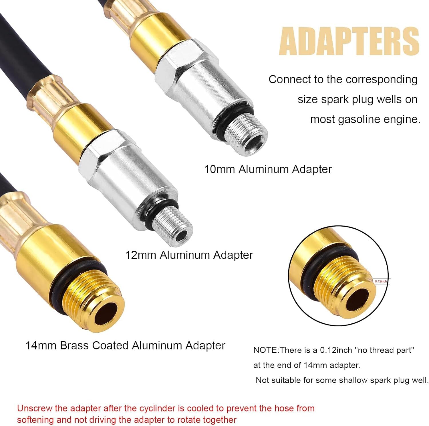 Cylinder Leak Down Tester Engine Compression Diagnosis Tester for GasolineEngine