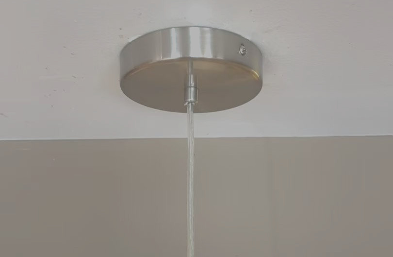 1 Light Mini Pendant Kichen Lsland or Bar-White Glass & Satin Nickel Finish-3014