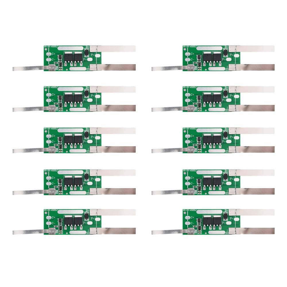 1-10Piece Separate Port 1S 2S BMS Charge Board 3.7V 7.4V Charge Discharge Module