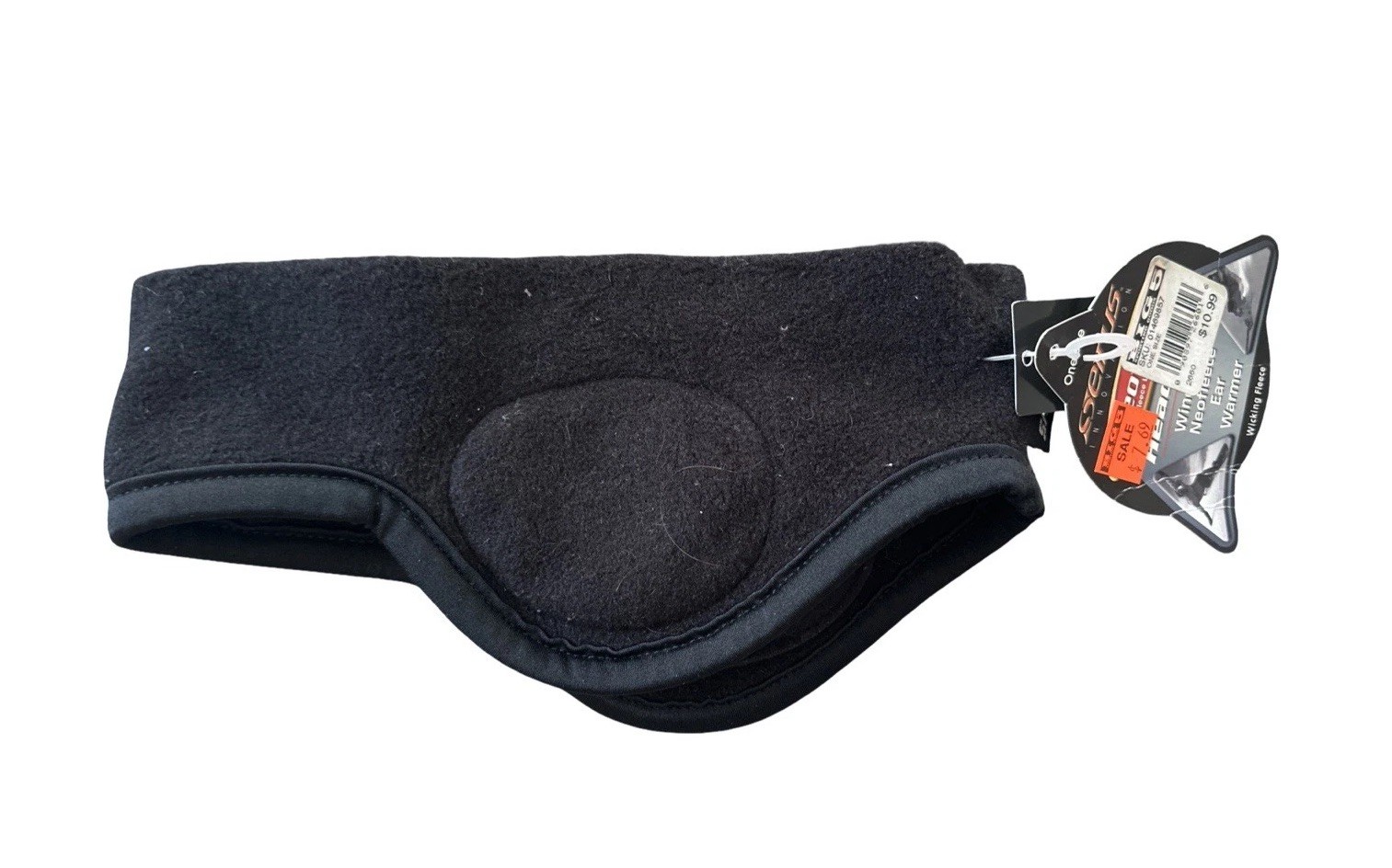 SEIRUS Neofleece Headband BLACK Windproof Ear Warmer Moisture Wicking