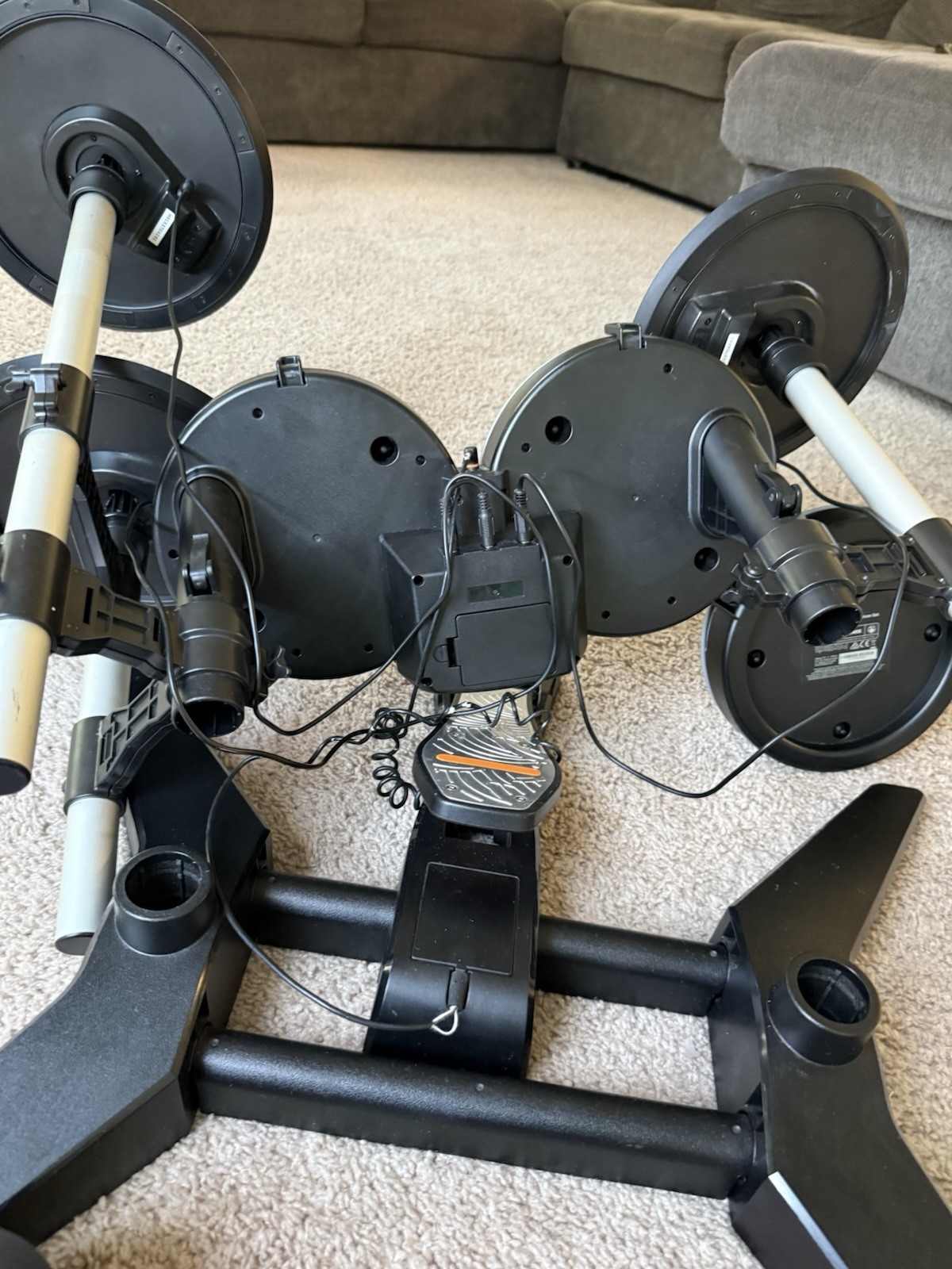 Video Game Drum Controller Set Bundle with Drum Set and Foot Pedal