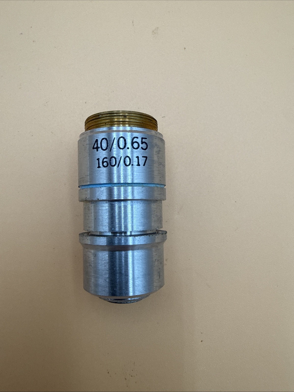 MICROSCOPE PART OBJECTIVE 40/0.65, 160/0.17