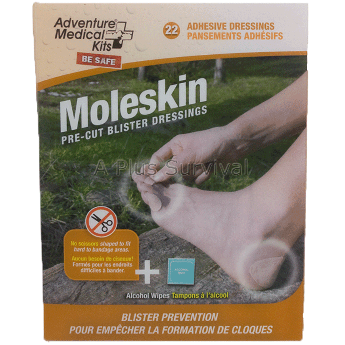 Moleskin for Blisters is great for Hiking & Sports!
