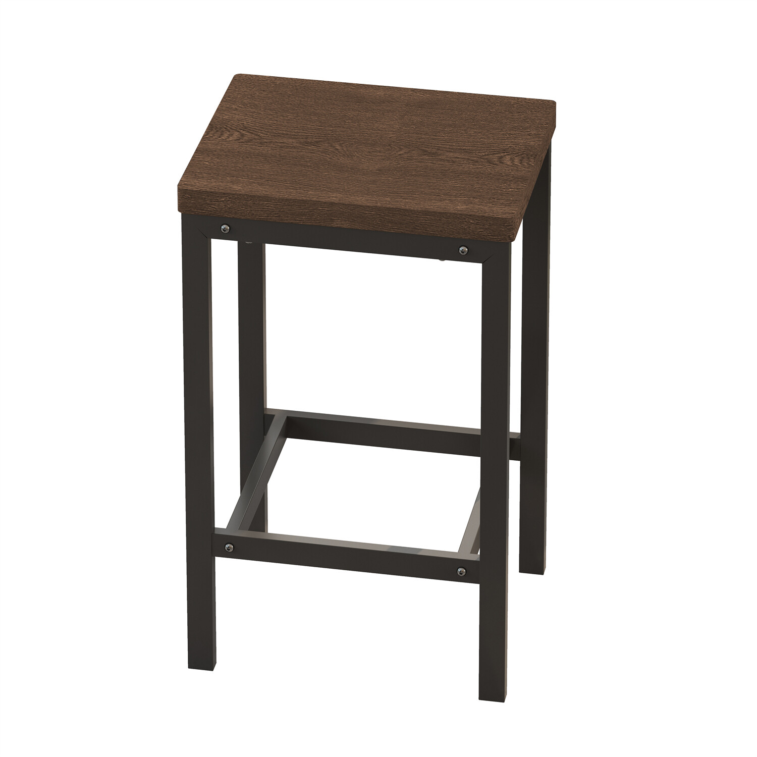 4 Piece Dining Table Set Table with 3 Stools Kitchen Breakfast Furniture US